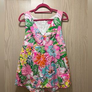 Lily Pulitzer Floral Tank Top